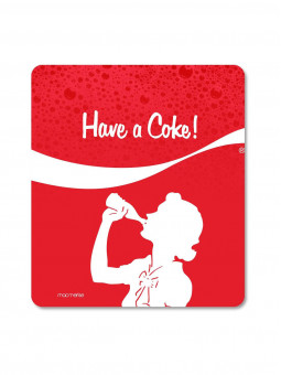Have A Coke Girl - Mouse Pad