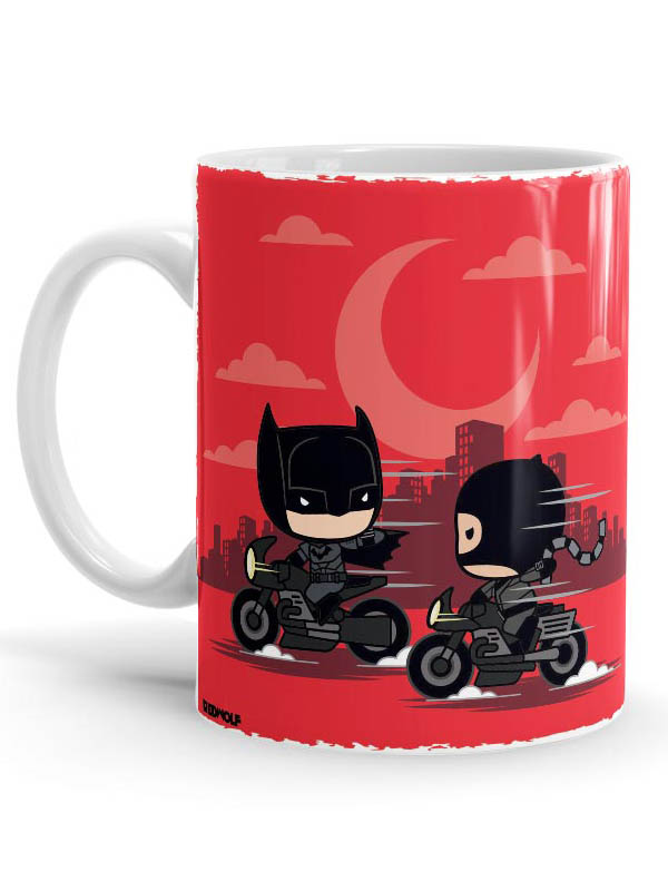 Bat & Cat Chibi Ride - Batman Official Mug