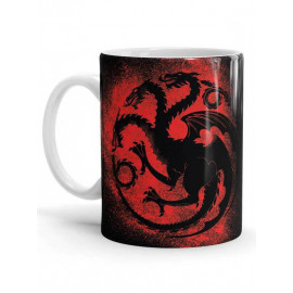 House Targaryen Sigil Splatter - Game Of Thrones Official Mug