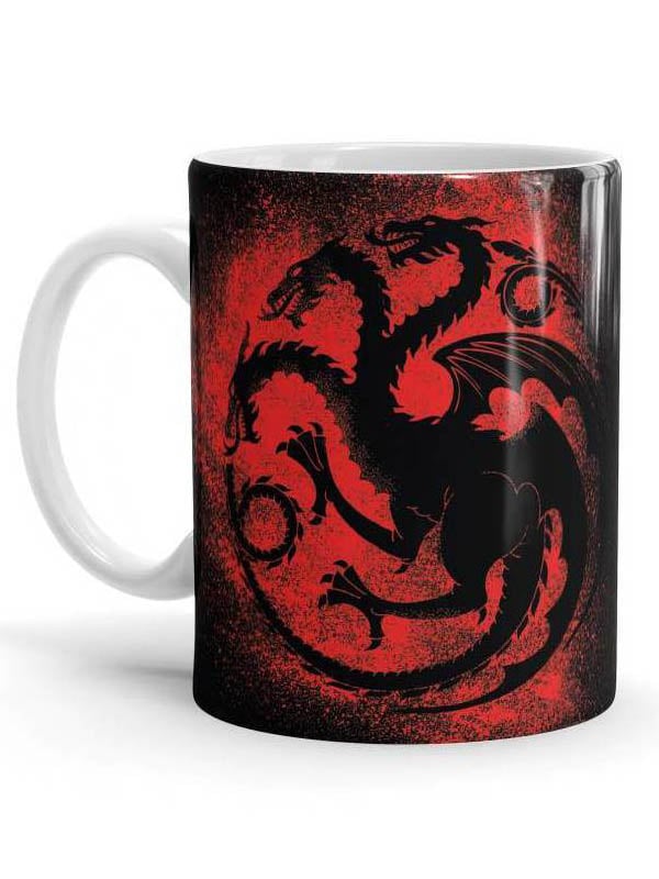 House Targaryen Sigil Splatter - Game Of Thrones Official Mug