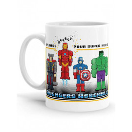 8 Bit Superheroes - Marvel Official Mug