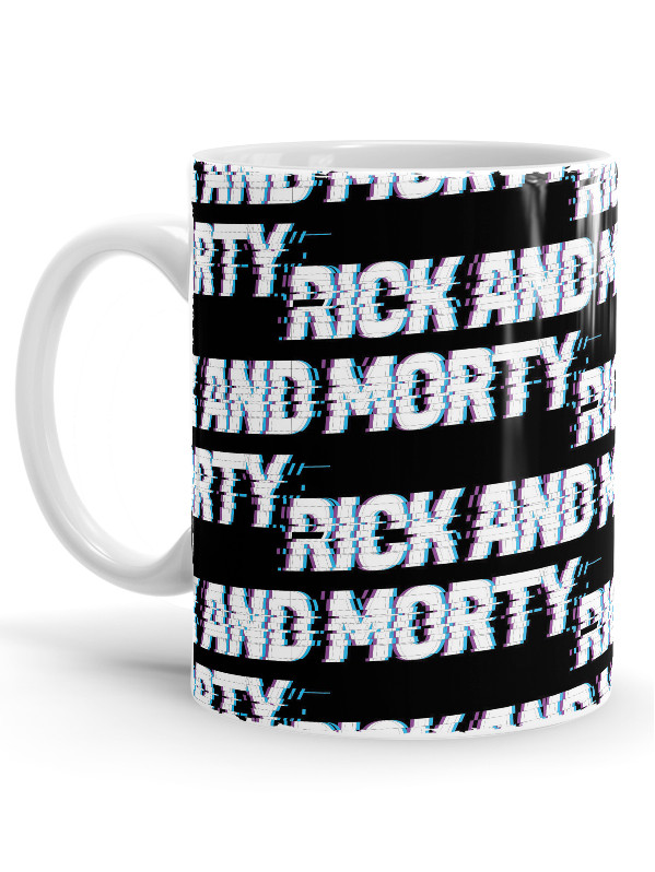 Rick & Morty: Glitch Text - Rick And Morty Official Mug