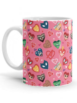 Marvel: Valentines Pattern - Marvel Official Mug
