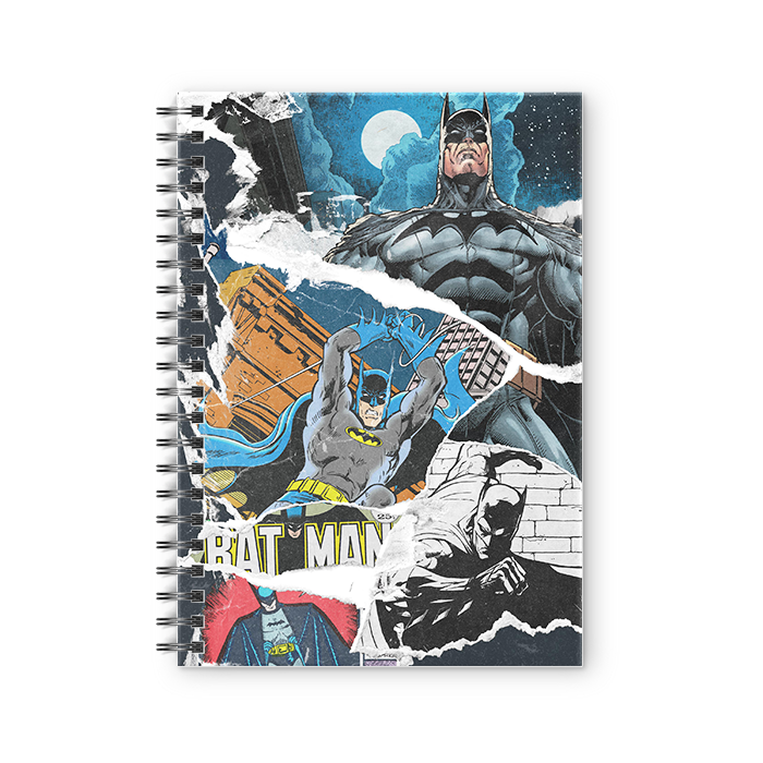 Batman: Comic Patches - Batman Official Spiral Notebook