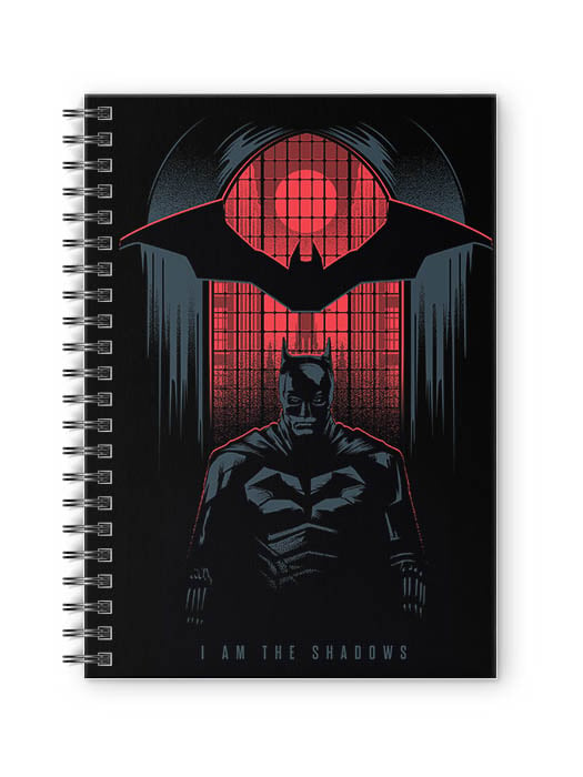 I Am The Shadows - Batman Official Spiral Notebook