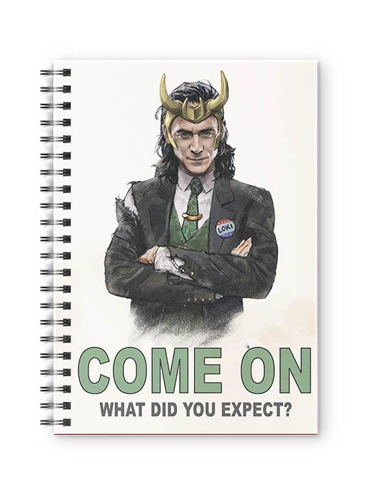 Loki: Come On - Marvel Official Spiral Notebook