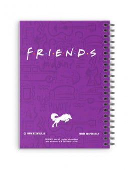Yellow Frame - Friends Official Spiral Notebook