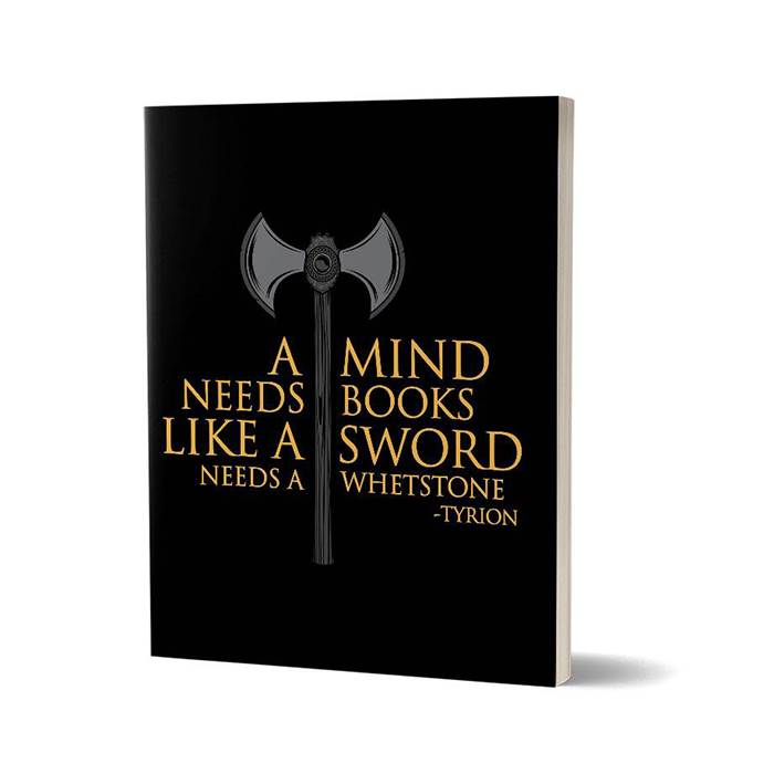 A Mind Needs Books - Game Of Thrones Official Notebook