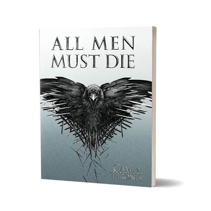 All Men Must Die - Game Of Thrones Official Notebook