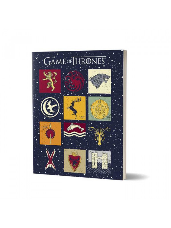 House Sigil Pattern - Game Of Thrones Official Notebook
