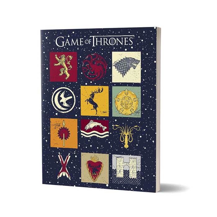House Sigil Pattern - Game Of Thrones Official Notebook
