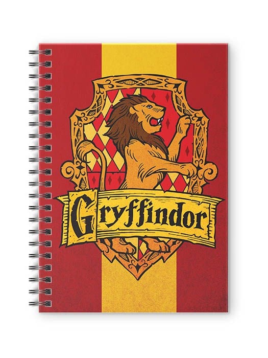 House Gryffindor: Crest - Harry Potter Official Spiral Notebook
