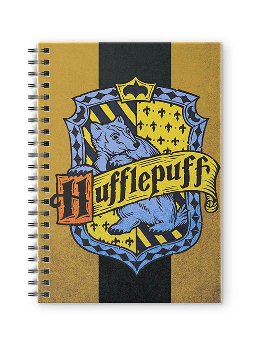 House Hufflepuff: Crest - Harry Potter Official Spiral Notebook
