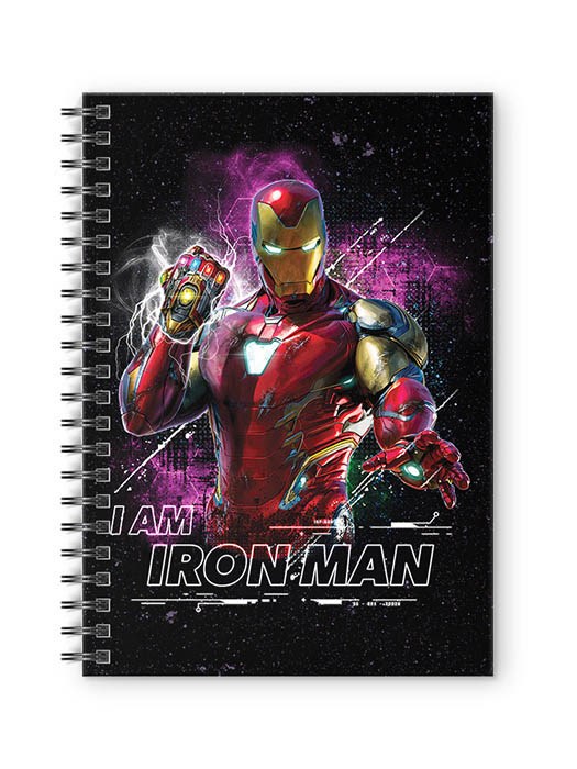 I Am Iron Man - Marvel Official Spiral Notebook