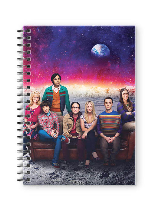 Moonlanding - The Big Bang Theory Official Spiral Notebook