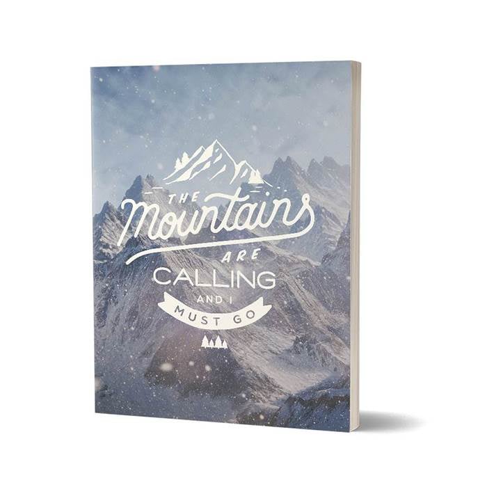 Mountains Are Calling - Notebook