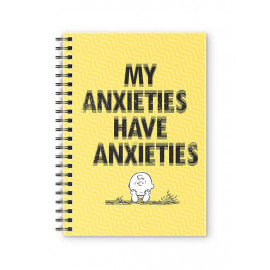 My Anxieties Have Anxieties - Peanuts Official Spiral Notebook