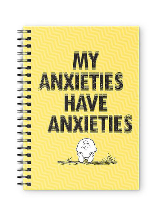 My Anxieties Have Anxieties - Peanuts Official Spiral Notebook