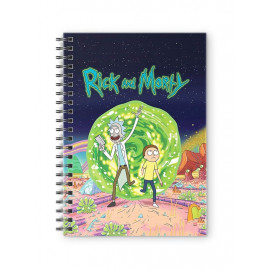Ricksy Business - Rick And Morty Official Spiral Notebook