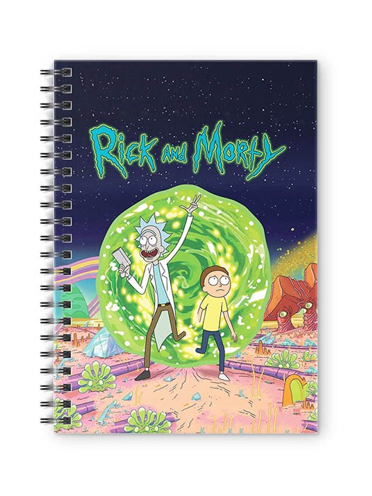 Ricksy Business - Rick And Morty Official Spiral Notebook