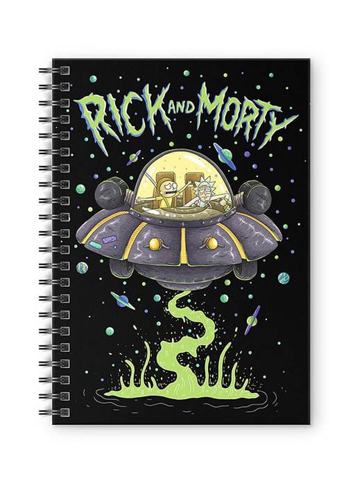 Space Cruiser - Rick And Morty Official Spiral Notebook