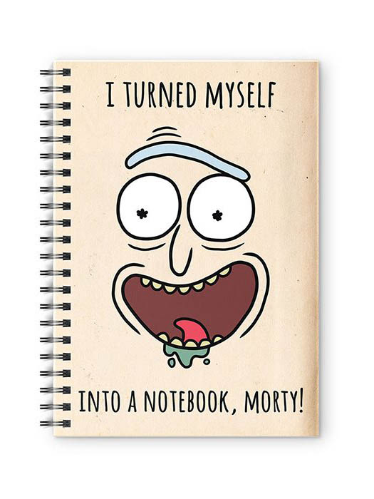Shapeshifter Rick - Rick And Morty Official Spiral Notebook