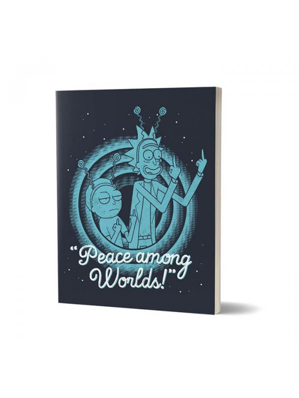 Peace Among Worlds - Rick And Morty Official Notebook