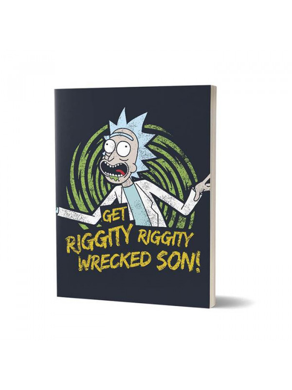 Get Wrecked - Rick And Morty Official Notebook
