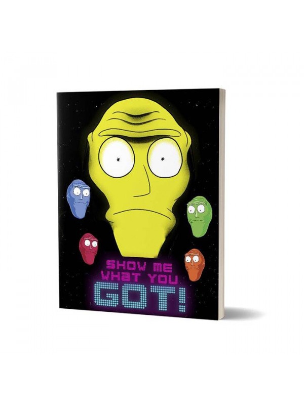 Show Me What You Got - Rick And Morty Official Notebook