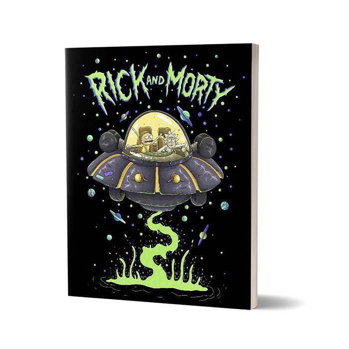 Space Cruiser - Rick And Morty Official Notebook
