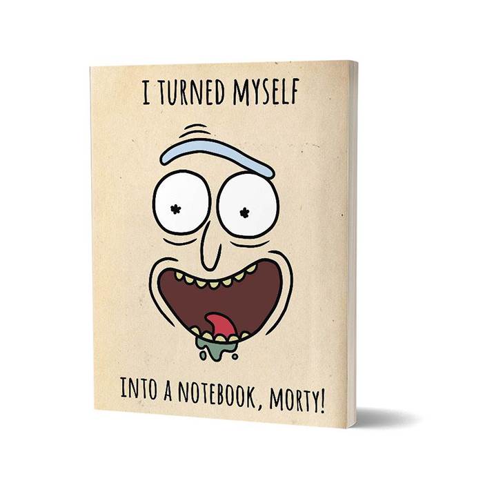 Shapeshifter Rick - Rick And Morty Official Notebook