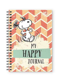 My Happy Journal - Peanuts Official Spiral Notebook