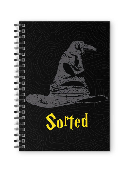Sorted - Harry Potter Official Spiral Notebook