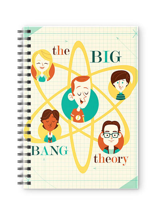 TBBT Caricature - The Big Bang Theory Official Spiral Notebook