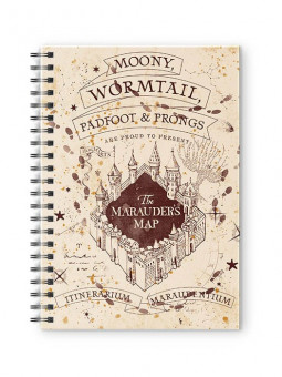 The Marauder's Map - Harry Potter Official Spiral Notebook