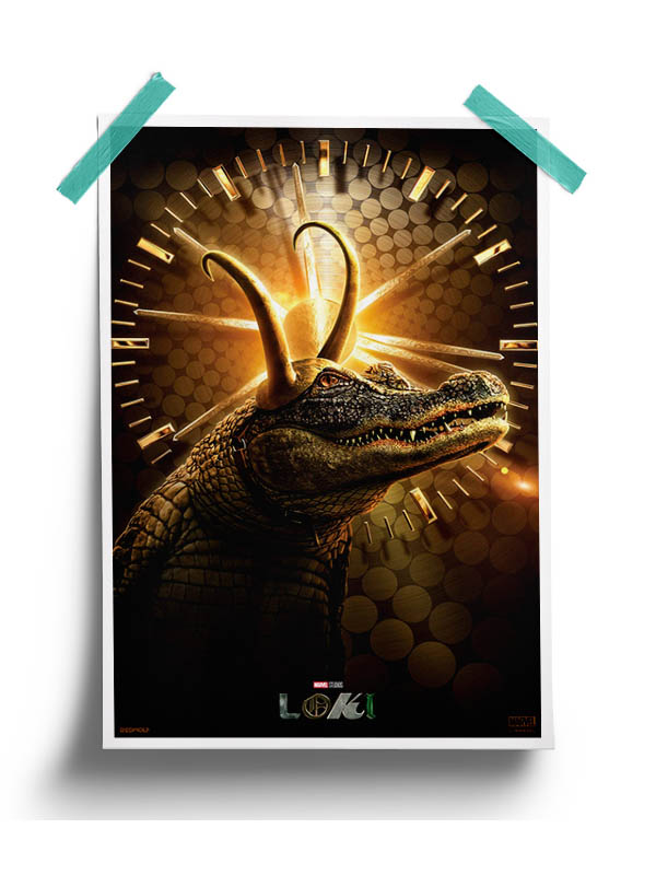 Alligator Loki Pose -  Marvel Official Poster