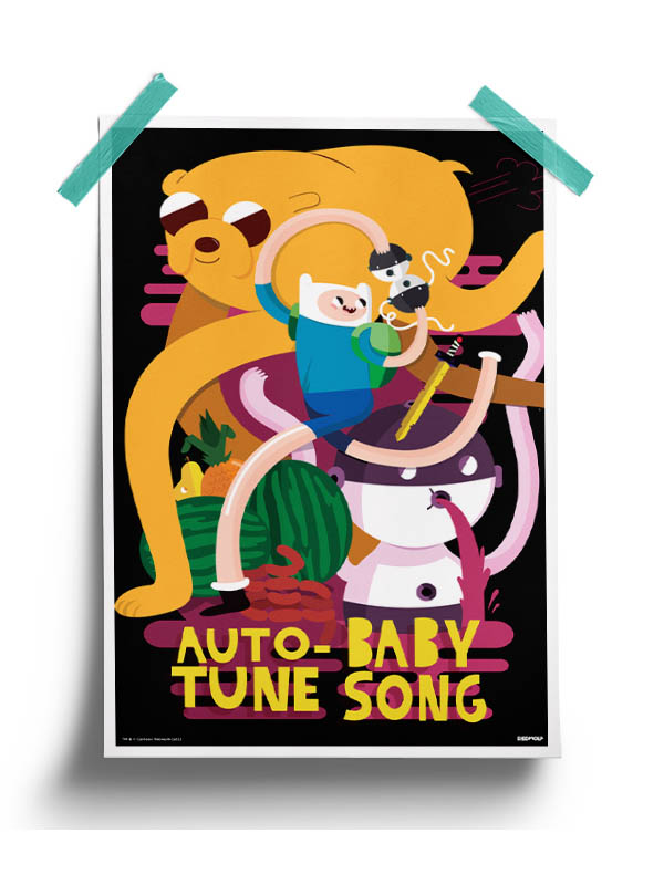 Auto-Tune Baby Song - Adventure Time Official Poster
