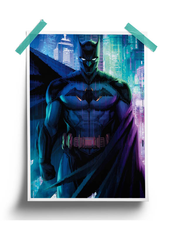 Batman Neo Rain - DC Comics Official Poster