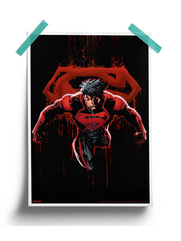 Black Superman Logo - Superman Official Poster