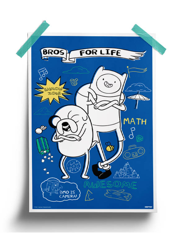 Bros For Life - Adventure Time Official Poster