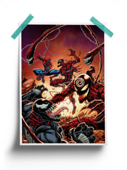 Carnage Vs. Spider-Man & Venom - Marvel Official Poster