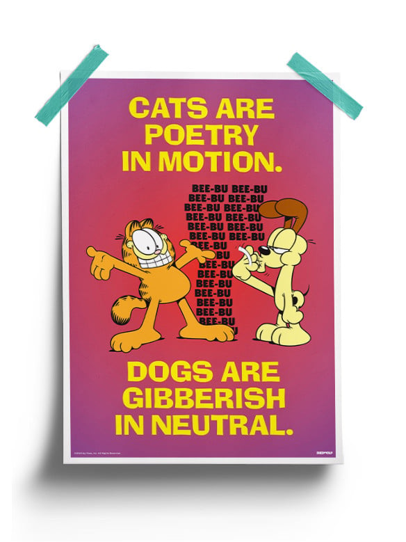 Cats Vs. Dogs - Garfield Official Poster