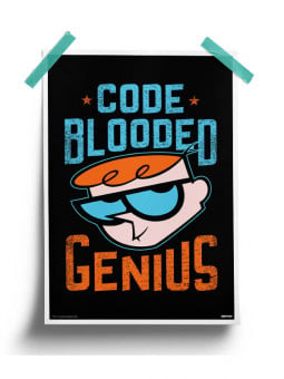 Code Blooded Genius - Dexter's Laboratory Poster