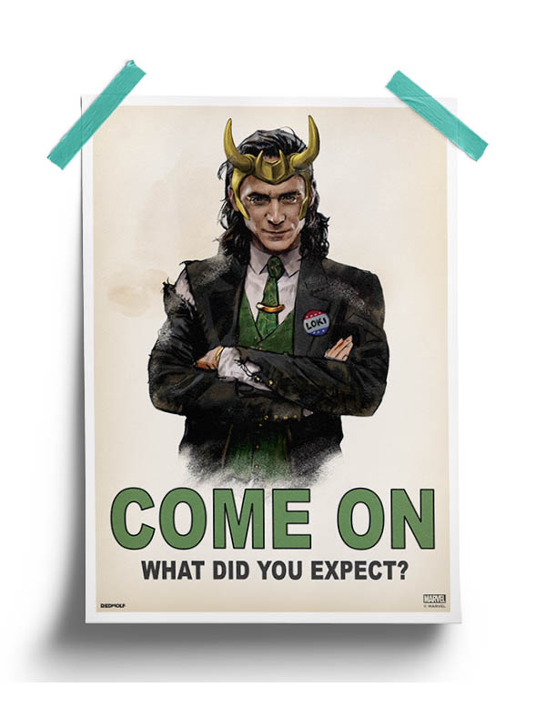 Loki: Come On - Marvel Official Poster