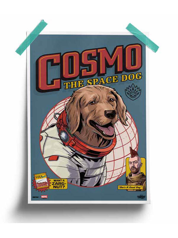 Cosmo The Space Dog - Marvel Official Poster