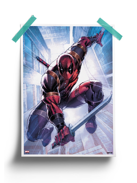 Deadpool Attack - Marvel Official Poster
