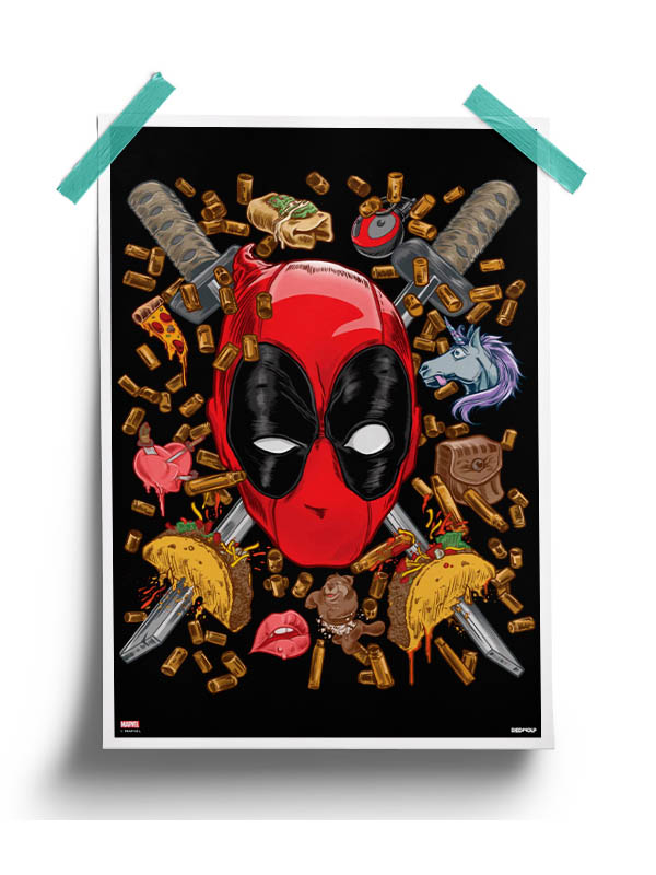 Deadpool Degenerate - Marvel Official Poster