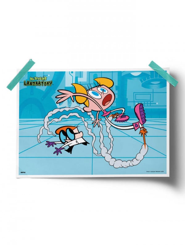 Dee Dee In The Lab - Dexter's Laboratory Poster