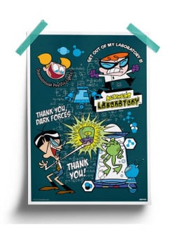 Dexter's Lab: Inforgraphic - Dexter's Laboratory Poster