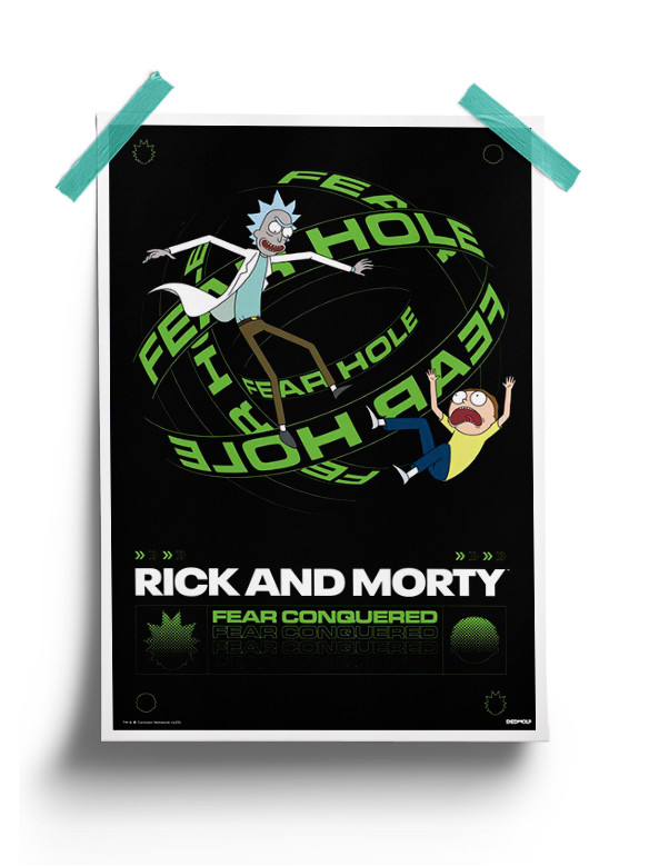 Fear Conquered - Rick And Morty Official Poster